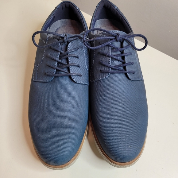 Saddlebred Jack Oxfords Navy Blue Dress Shoes Size Men's 9.5 - Picture 5 of 12